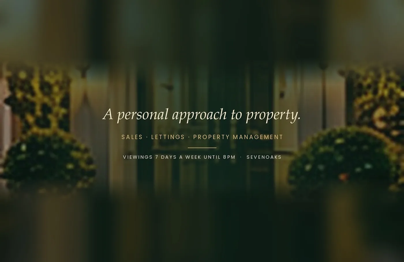Oak & Acre's card: sales, lettings and property management, with viewings seven days a week until 8pm