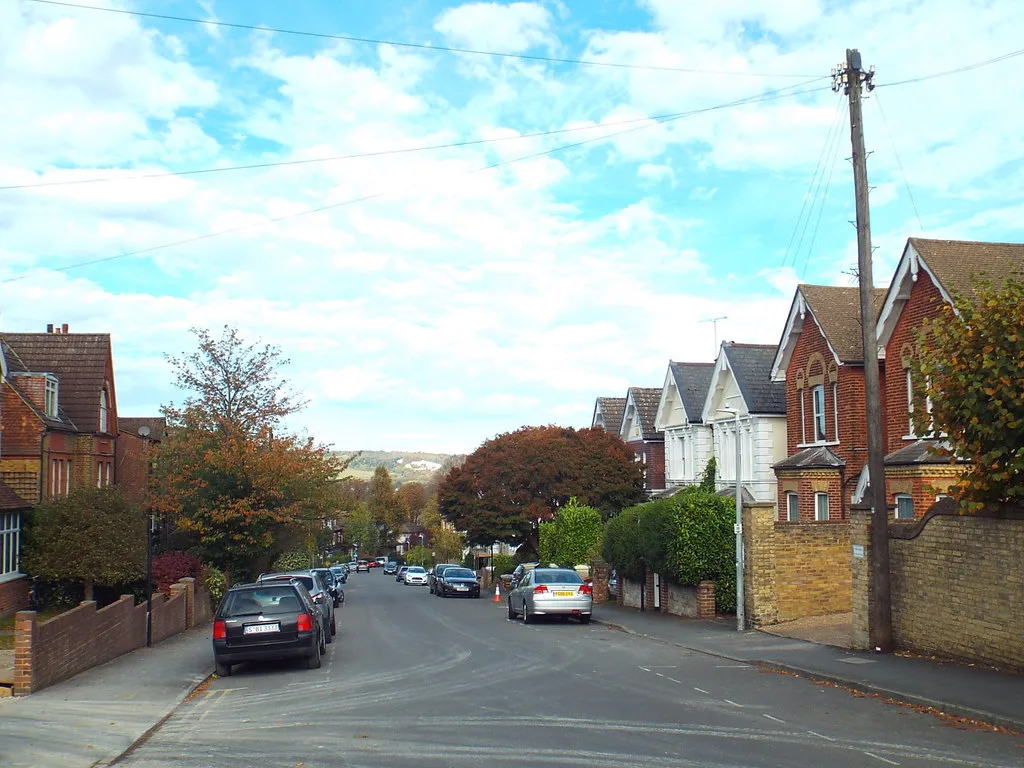 Granville Road, a residential street in Sevenoaks