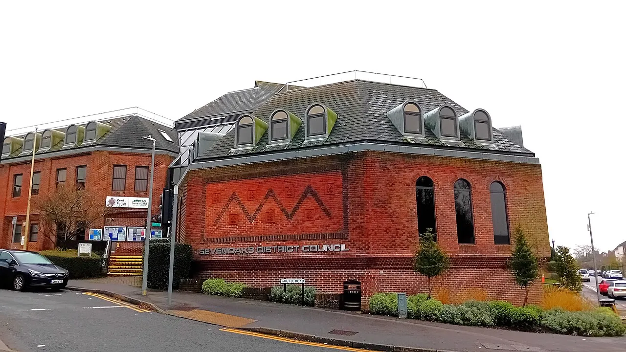 Sevenoaks District Council's offices on Argyle Road