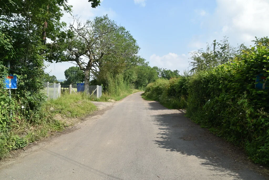 Troy Lane, west of Edenbridge. The picture does not show the application site.